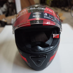Casco Moto Thunder Rosso Nero 3SV