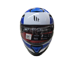 Casco Moto  Thunder Bianco/Blu 3SV