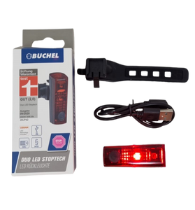 Fanale Posteriore Buchel Duo Led con sensore di frenata