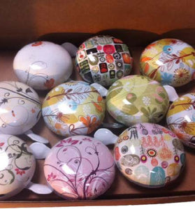 Campanello Acciaio Retrò diam 60mm Dipinto