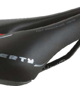Sella Corsa Libety Con foro nera