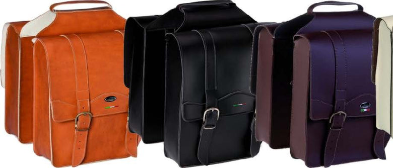 Coppia Borse Laterali bauletto cuoio