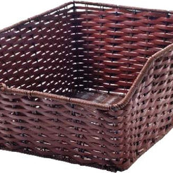 Cesto vimini sintetico rettangolare 39 x 28 x 17