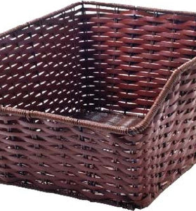 Cesto vimini sintetico rettangolare 39 x 28 x 17