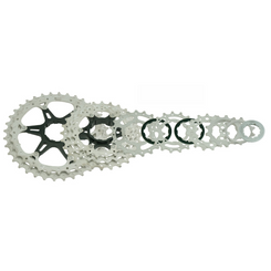 Sunrace 10V HG 11/42 Argento