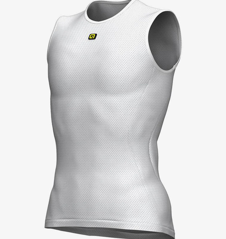 Canottiera intima Alé Velo senza maniche bianco nero