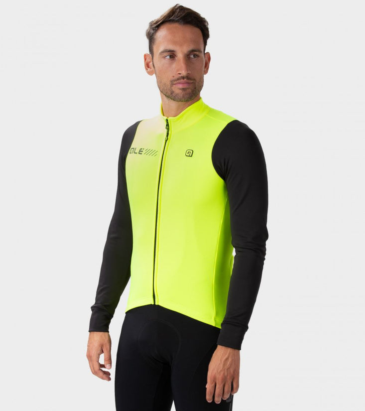 Ale Maglia Termica Solid Fondo 2.0 Giallo Fluo