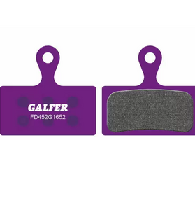 GALFER BIKE  Pastiglie viola e-bike freni Shimano XTR (M9000) XT, SLX (M7100, M666, M7000), Deore M6000