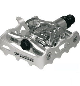 Pedali VP SPD Doppio Uso Argento VP-X82 Cuscinetto