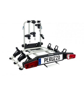 Portabici al gancio traino Peruzzo Zephyr 3 E-bikes